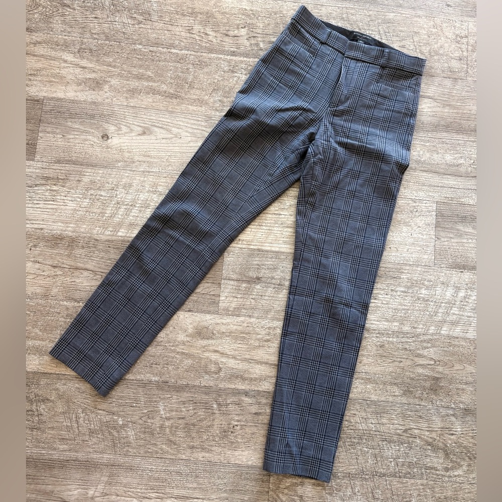 Banana Republic Women's High Rise Plaid Trousers Pants - Small